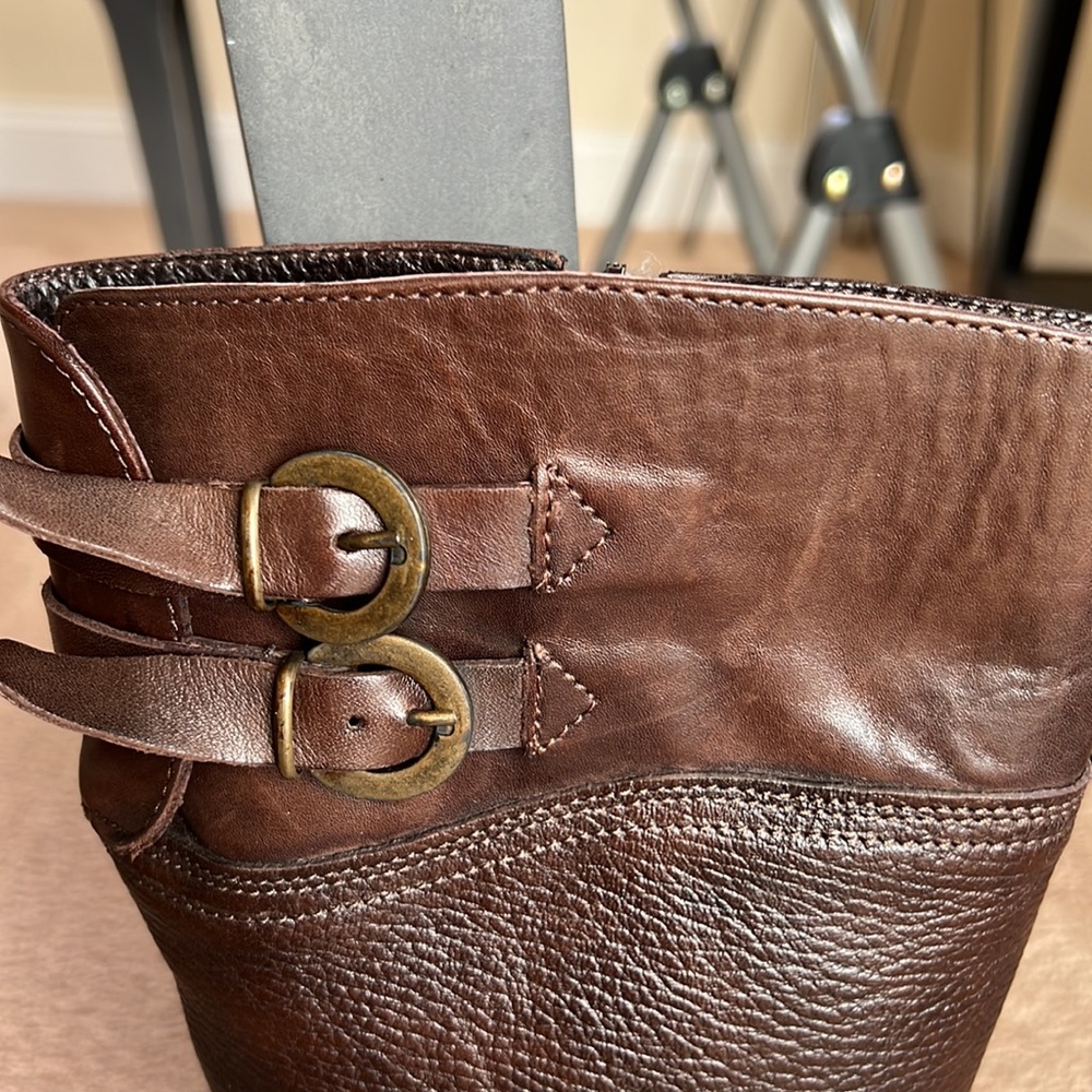 Aldo Brown Textured “Prettner” Riding Boot - Picture 6 of 14